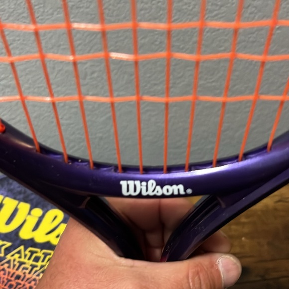 Wilson Rak Attak Jr Tennis Racket & Cover - Picture 13 of 16